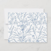 ヴィンテージフランスのパーソナライズされた名の固定 ノートカード (裏面)