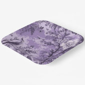 ヴィンテージフランスのパープルトイレフルーリー ペーパープレート (傾斜あり)