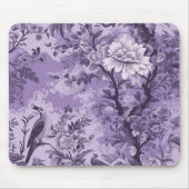 ヴィンテージフランスのパープルトイレフルーリー マウスパッド (正面)