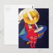 ヴィンテージフランスのビエールアラリーbyジーンディレンポストカー ポストカード (正面/裏面)