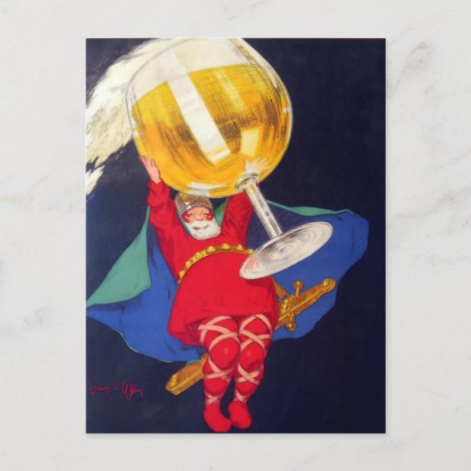 ヴィンテージフランスのビエールアラリーbyジーンディレンポストカー ポストカード (正面)