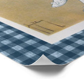 ヴィンテージフランスのビーチ旅行ポスター ポスター (角)