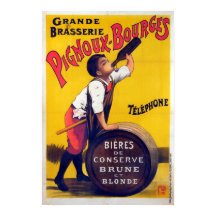ヴィンテージフランスのビール広告