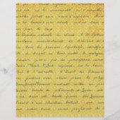 ヴィンテージフランスのビー&フラワースクラップブック紙 (裏面)