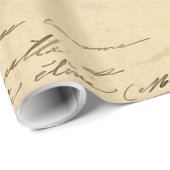 ヴィンテージフランスのピンクローズ ラッピングペーパー (ロールコーナー)