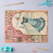 ヴィンテージフランスのファッションエフェメラデコパージ 薄葉紙 (クラフト)