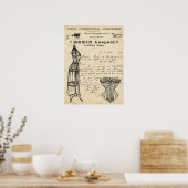 ヴィンテージフランスのファッション ポスター (キッチン)