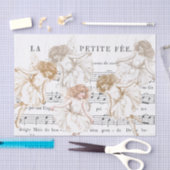 ヴィンテージフランスのフェエデバレエ（バレエの妖精） 薄葉紙 (クラフト)