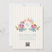 ヴィンテージフランスのフォトフレーム結婚モノグラム セーブザデート (裏面)