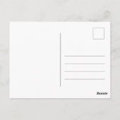 ヴィンテージフランスのフラッグパリエッフェルタワートラベル ポストカード (裏面)