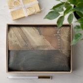 ヴィンテージフランスのフラッパーレディーデクページ 薄葉紙 (ギフト)