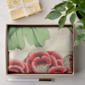 ヴィンテージフランスのフローラエフェメラデコパージュピンク 薄葉紙 (ギフト)