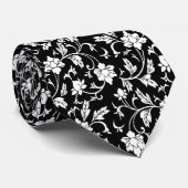 ヴィンテージフランスのフローラデザイン ネクタイ (ロール)