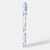 ヴィンテージフランスのフローラトイルブルー Case-Mate iPhoneケース (裏面 / 右)