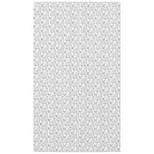 ヴィンテージフランスのフローラファンタジートイルブラック テーブルクロス (正面)