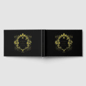 ヴィンテージフランスのフローラ結婚ズゲストブック ゲストブック (全面)