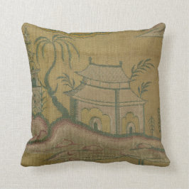 ヴィンテージフランスのフローラ織り中華細工 クッション