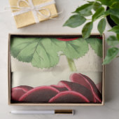 ヴィンテージフランスのフローラEphemeraデカップピンク 薄葉紙 (ギフト)