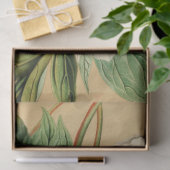 ヴィンテージフランスのフローラEphemera Decompageホワイト 薄葉紙 (ギフト)