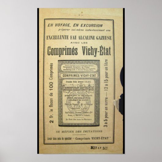 ヴィンテージフランスのブックポスター ポスター (正面)