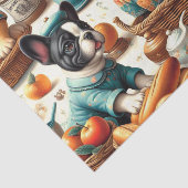 ヴィンテージフランスのブルドッグ 薄葉紙