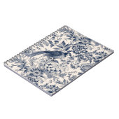 ヴィンテージフランスのブルートイルフルーリー ノートブック (左側)