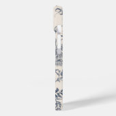 ヴィンテージフランスのブルートイルフルーリー Case-Mate iPhoneケース (裏面 / 左)