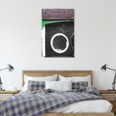 ヴィンテージフランスのプラーク1909蒸気機関キャンバス キャンバスプリント (インサイチュ (寝室))