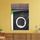 ヴィンテージフランスのプラーク1909蒸気機関キャンバス キャンバスプリント (インサイチュ (リビング))