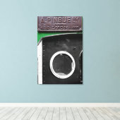 ヴィンテージフランスのプラーク1909蒸気機関キャンバス キャンバスプリント (インサイチュ (ウッドフロア))