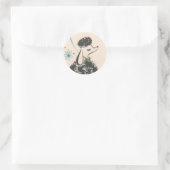 ヴィンテージフランスのプードル ラウンドシール (バッグ)