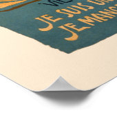 ヴィンテージフランスのヘン広告リトグラフ ポスター (角)