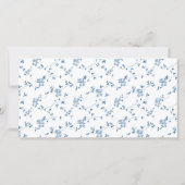 ヴィンテージフランスのベビーサンキューカード (裏面)