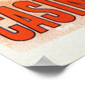 ヴィンテージフランスのベルエポケチェレカジノアド ポスター (角)