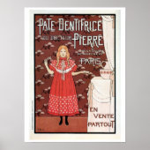 ヴィンテージフランスのベルエポック歯磨き粉 ポスター (正面)