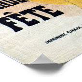 ヴィンテージフランスのベル・エポケ仮面舞踏会 ポスター (角)