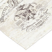 ヴィンテージフランスのベーカリーショートテーブルランナー ショートテーブルランナー (コーナー)