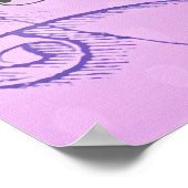 ヴィンテージフランスのベーカリーチョコレートケーキ広告 ポスター (角)