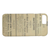 ヴィンテージフランスのホテルケース Case-Mate iPhoneケース (裏面(横))