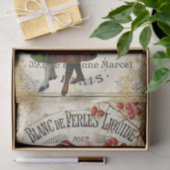 ヴィンテージフランスのホリデーデコップクラフト 薄葉紙 (ギフト)