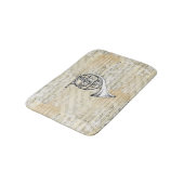 ヴィンテージフランスのホーンシート音楽浴敷物 バスマット (アングル)