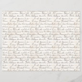 ヴィンテージフランスのボルドーJardin手書きスクリプト (裏面)