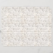 ヴィンテージフランスのボルドーJardin手書きスクリプト (正面/裏面)