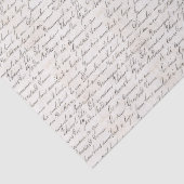 ヴィンテージフランスのボルドーJardin手書きスクリプト 薄葉紙 (詳細)