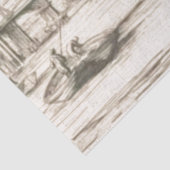 ヴィンテージフランスのボート新聞デコページ 薄葉紙 (詳細)