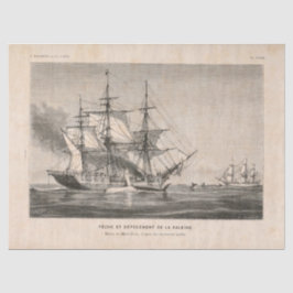 ヴィンテージフランスのボ航海のートエフエマナデクページ 薄葉紙