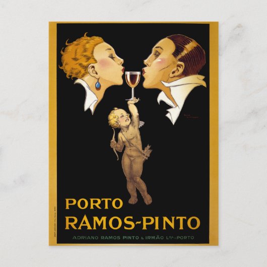 ヴィンテージフランスのポスター復元 ポストカード (正面)