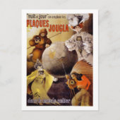 ヴィンテージフランスのポスター復元 ポストカード (正面)