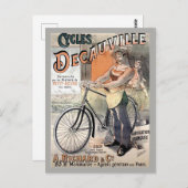 ヴィンテージフランスのポスター ポストカード (正面/裏面)