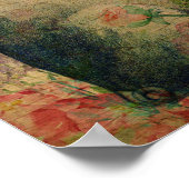 ヴィンテージフランスのポストカードピグ付クラウン ポスター (角)